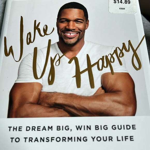 Michael Strahan “Wake Up Happy” Hardcover Book 197 pages Great Condition - Picture 2 of 8